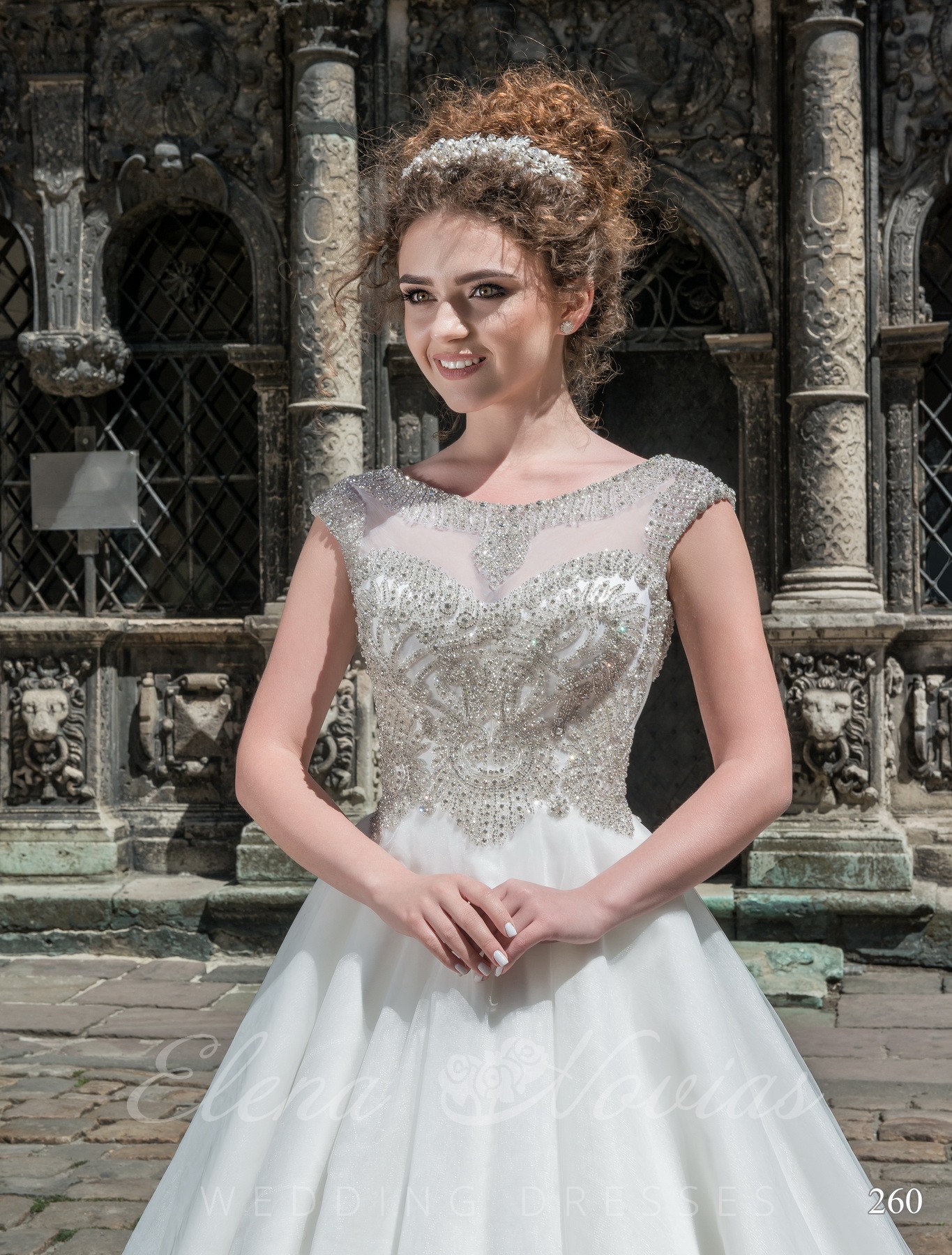 Wedding dress with corset model 260